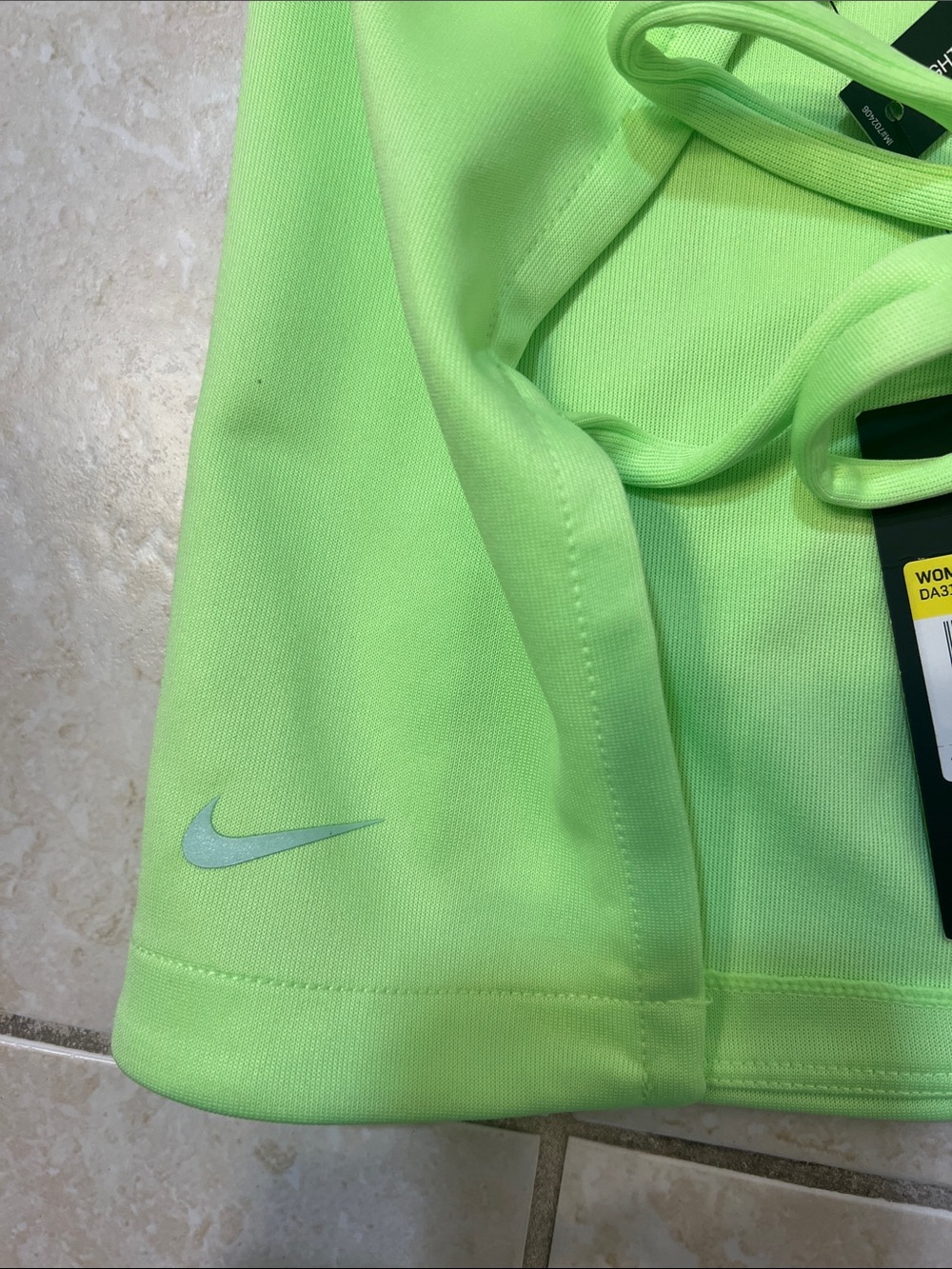 Nike Neon Lime Tank. Open back. Size small - Picture 5 of 7